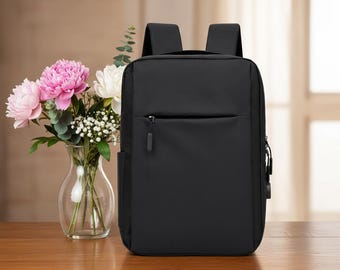 Stylish Laptop Backpack with USB Port  Business Bags for Men  Sleek & Functional Travel Backpack
