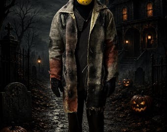 Freddy vs Jason Burlap Cosplay Costume - Horror Jacket