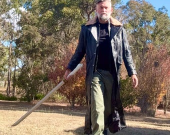 Henry Cavill Inspired Highlander Leather Coat – Immortal Warrior Trench Coat