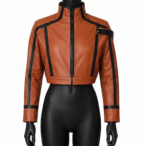 Handemade Code Geass Lelouch Vi Britannia Zero Brown Leather Jacket