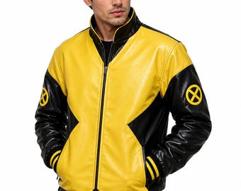 Xmen Inspired Mutant Leather Jacket | Comic Cosplay Jacket