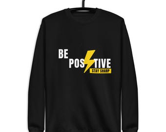 Felpa Be Positive - Felpa in pile unisex