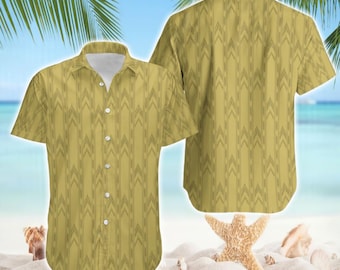 Backrooms Movie Hawaiian Shirt, Backrooms Wallpaper Shirt, Tribal Pattern Button Up, Unisex Hawaiian Shirt
