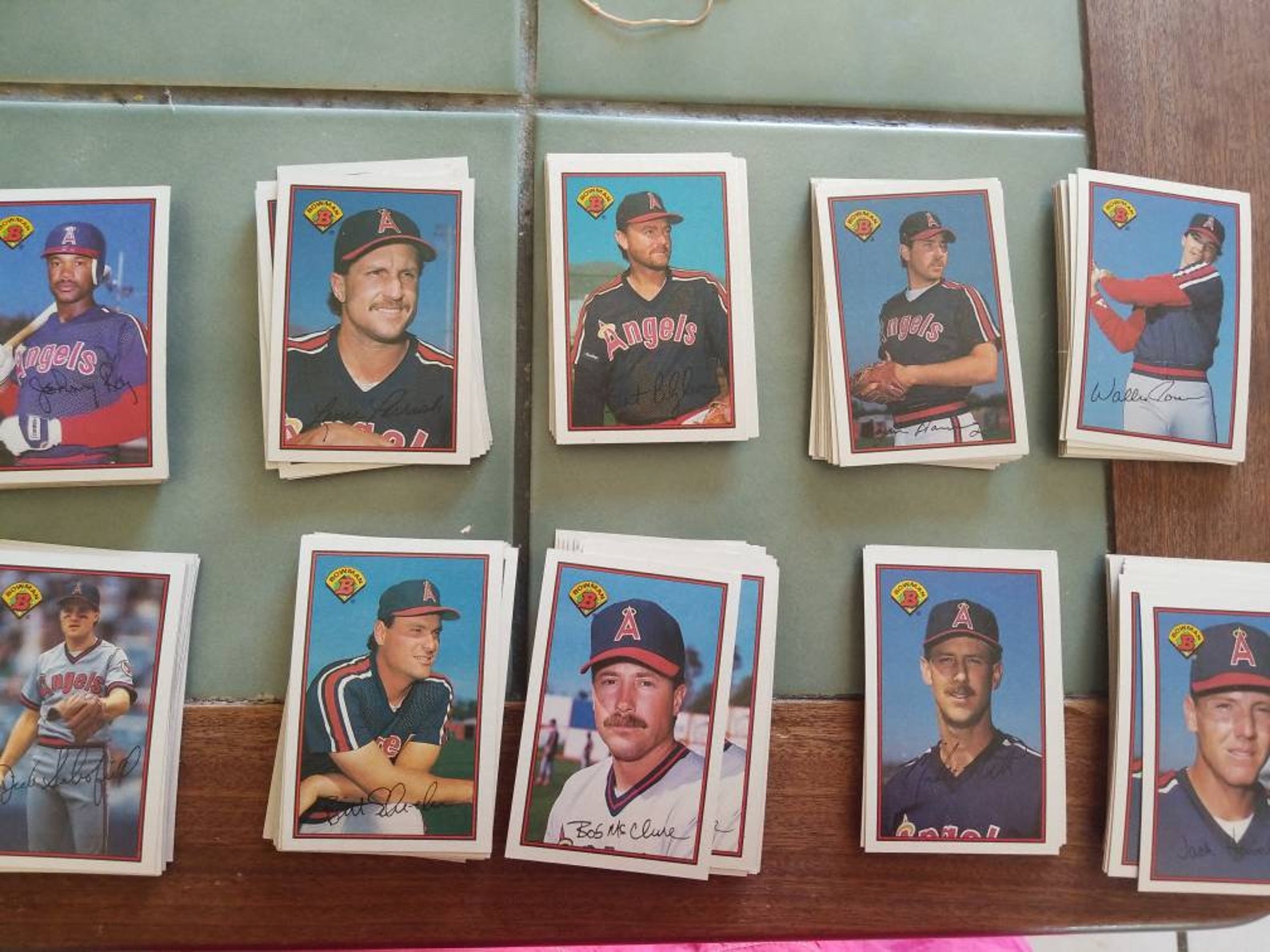 1989 Bowman Baseball Signed card lot Etsy