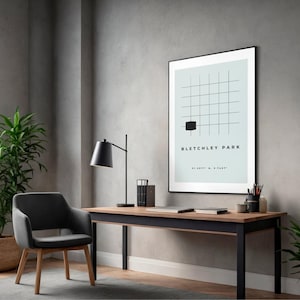 Bletchley Park, Kulturerbe, Codeknacker Geschichtskunst, digitaler Download PDF