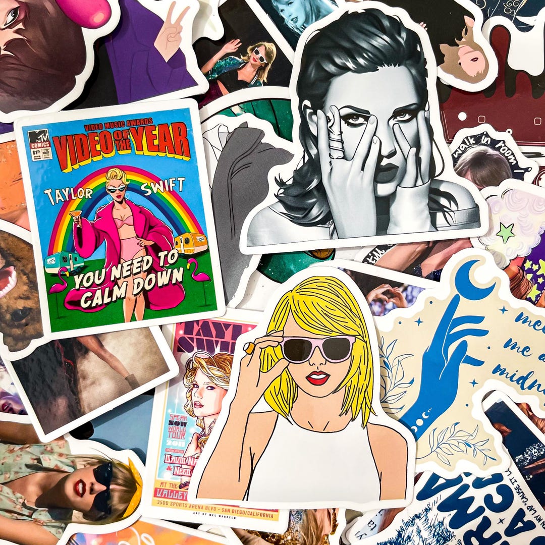 50PCS Retro Singer Stickers Pack, Pop Music Stickers, Decorate Stickers ...