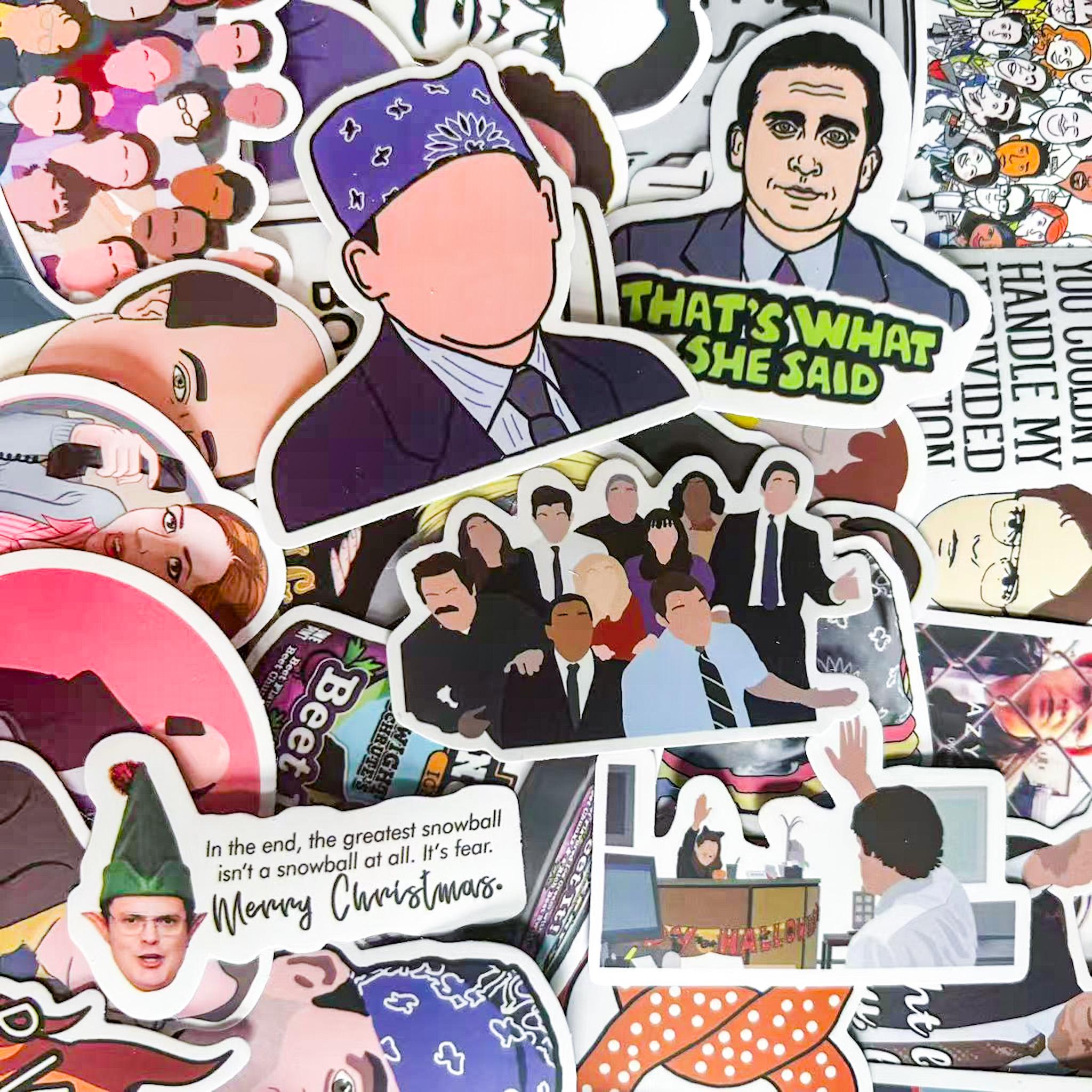 50PCS Classic TV Series Stickers Pack, Retro Character Stickers, Meme ...