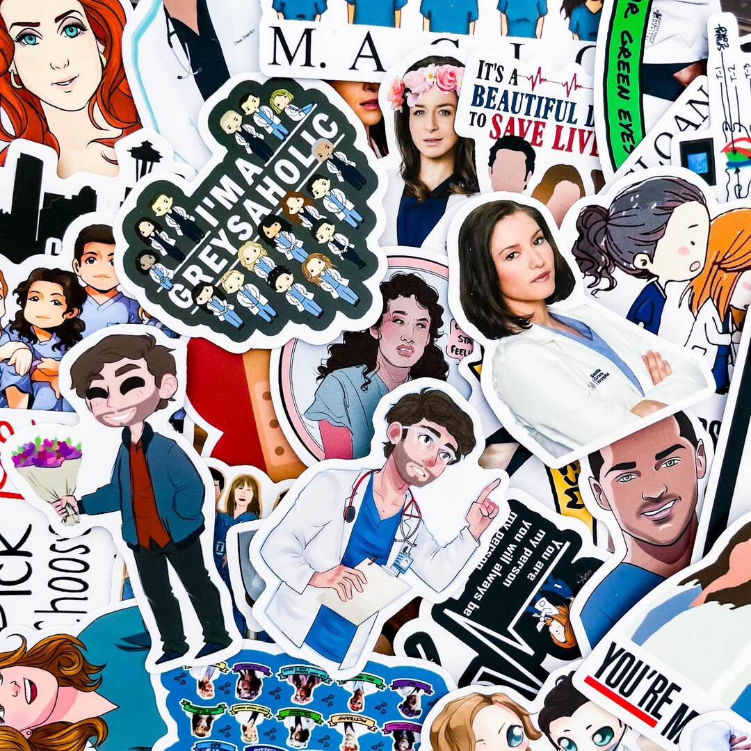 Medical Sticker Meme 50PCS Medical Show Stickers Pack, Fun Doctor Meme Stickers, Hospital ...