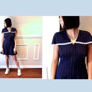 Navy sun dresses sale