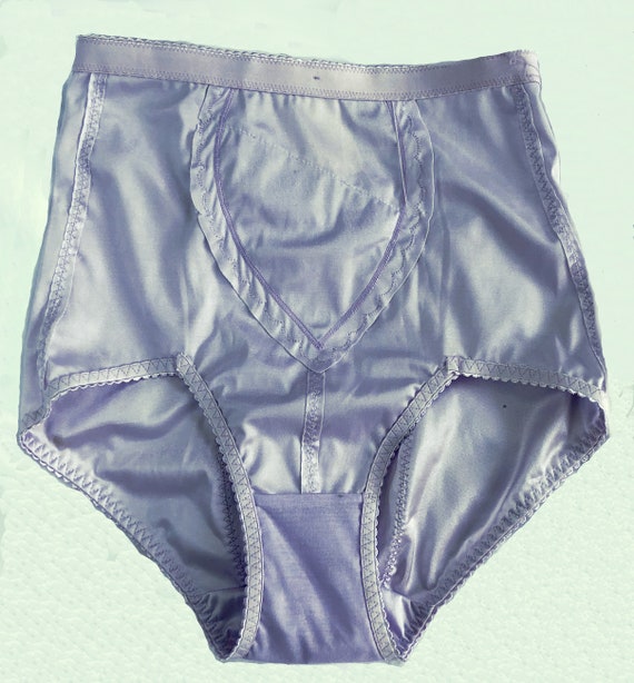 80s DEADSTOCK Panties L/XL Pale Lavender Purple U… - image 6