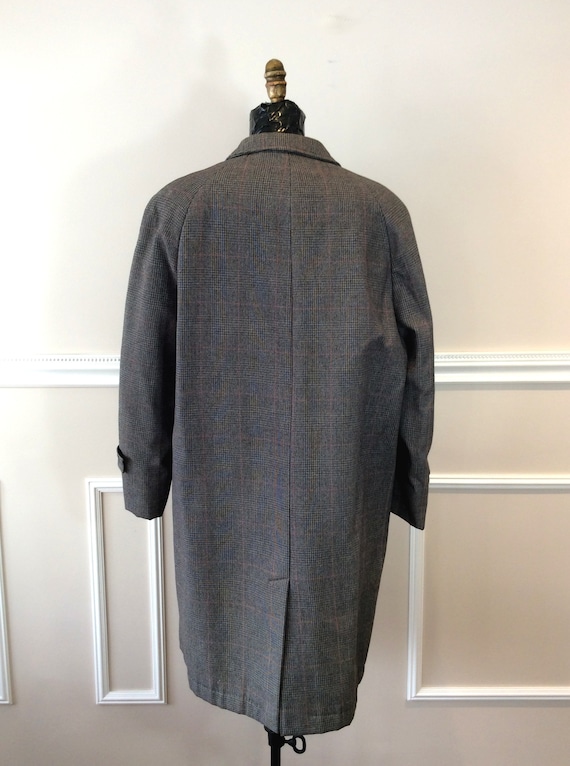 vintage 60s late 50s Plaid Coat Croydon Zephyr Ch… - image 8