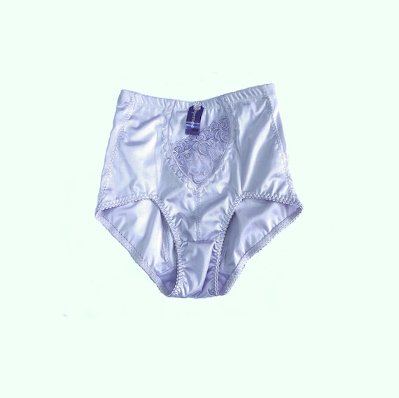 80s DEADSTOCK Panties L/XL Pale Lavender Purple U… - image 1