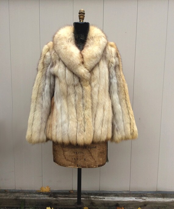 short fox fur jacket