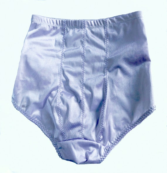 80s DEADSTOCK Panties L/XL Pale Lavender Purple U… - image 4