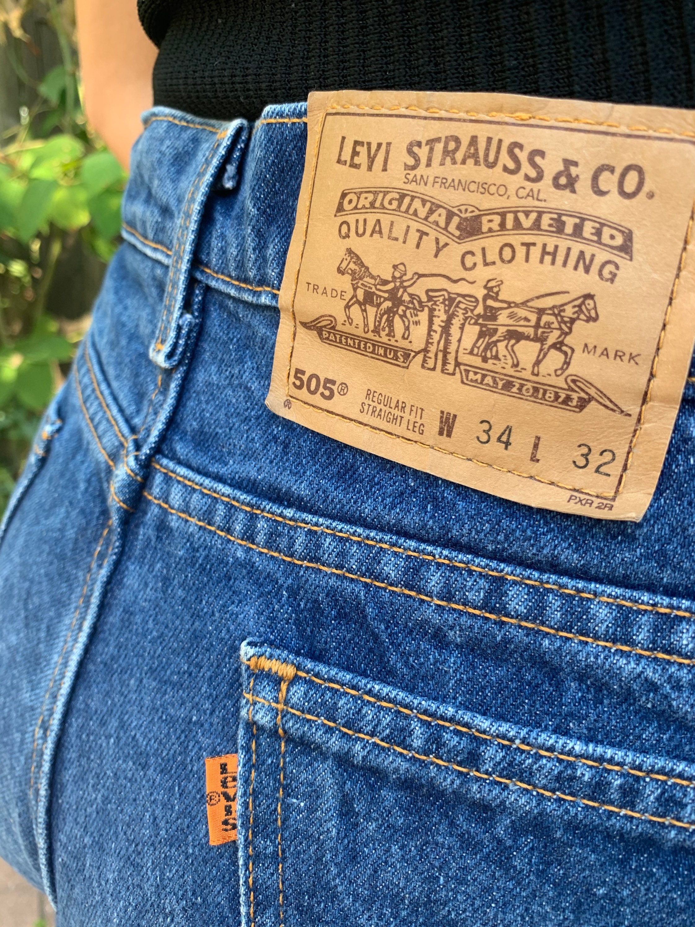 Vintage Levi's Jeans 505 Orange Label Dad Mom Boyfriend Vintage Levi's Jeans 505 Orange Label Dad Mom Boyfriend