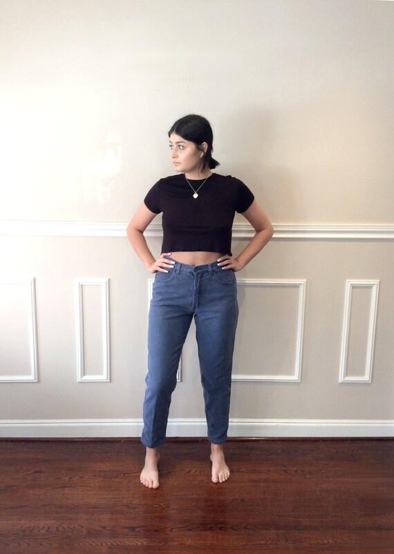 high waisted armani jeans