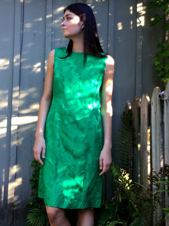 luminous green dress