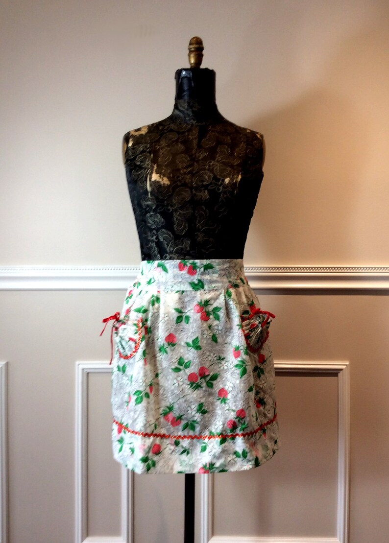 Haus Wohnen Vintage Sch U00fcrze 1950er Jahre Chiffon Strawberry