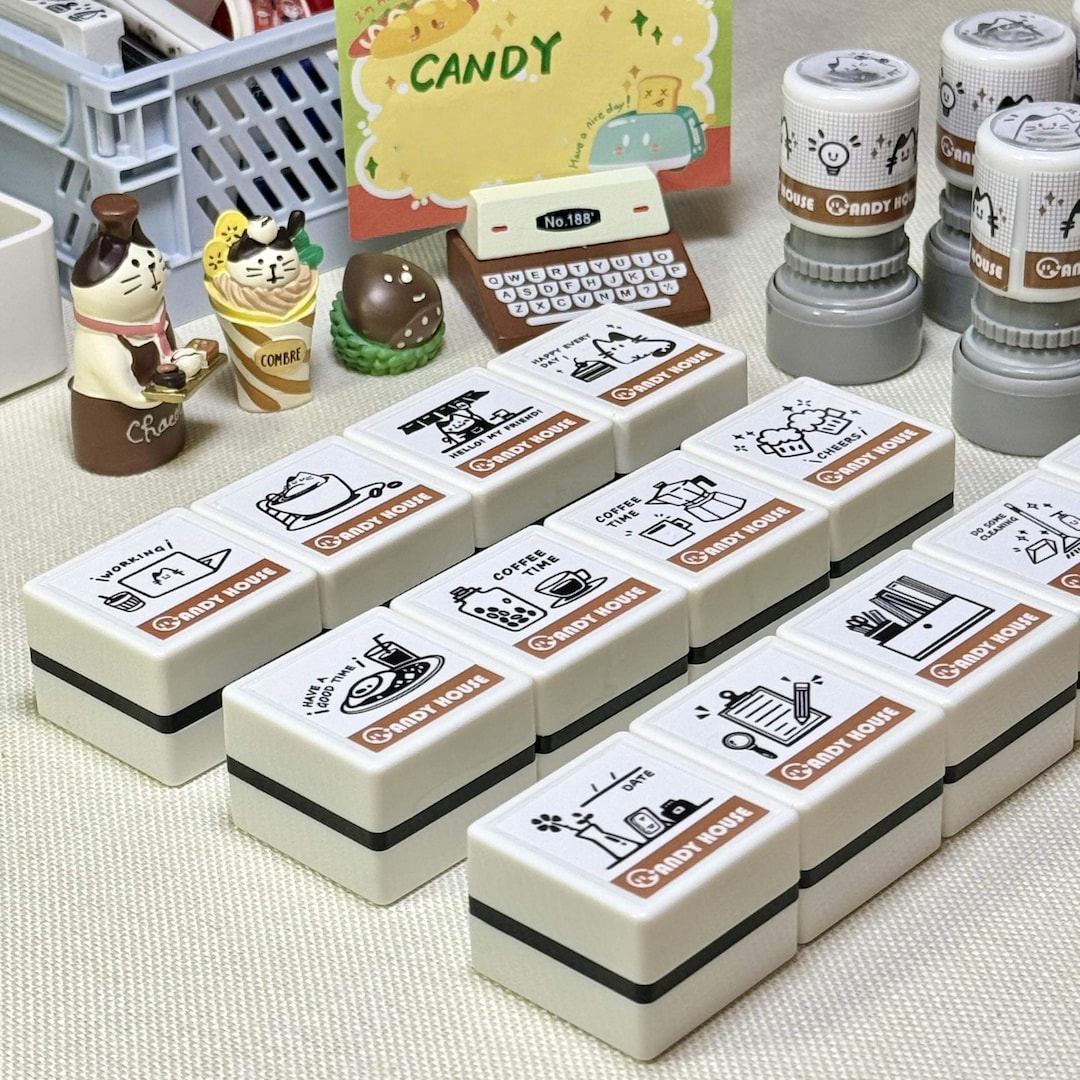 Self-inking Stamp | Journal Planner Stamp With Refill, Candyhouse ...