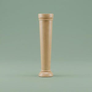 Solid Beech Wood Tapered Spindle Leg - MCM Furniture Replacement