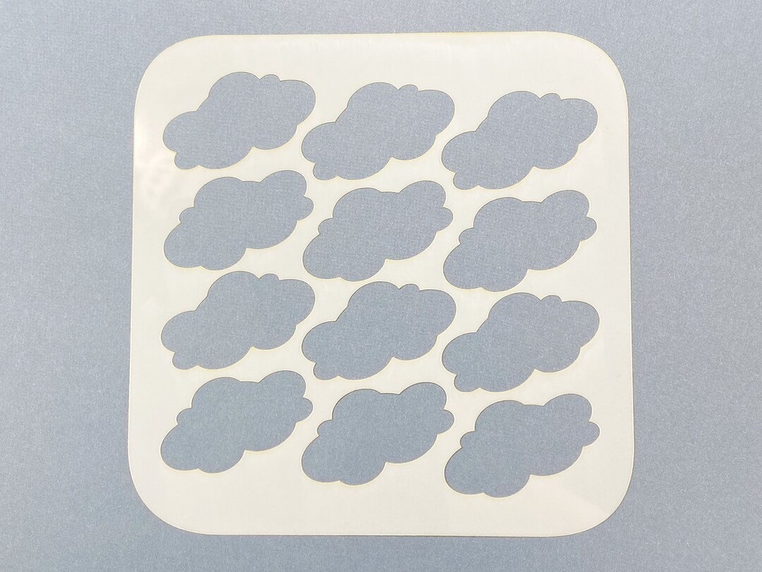 Fluffy Clouds Stencil - Etsy
