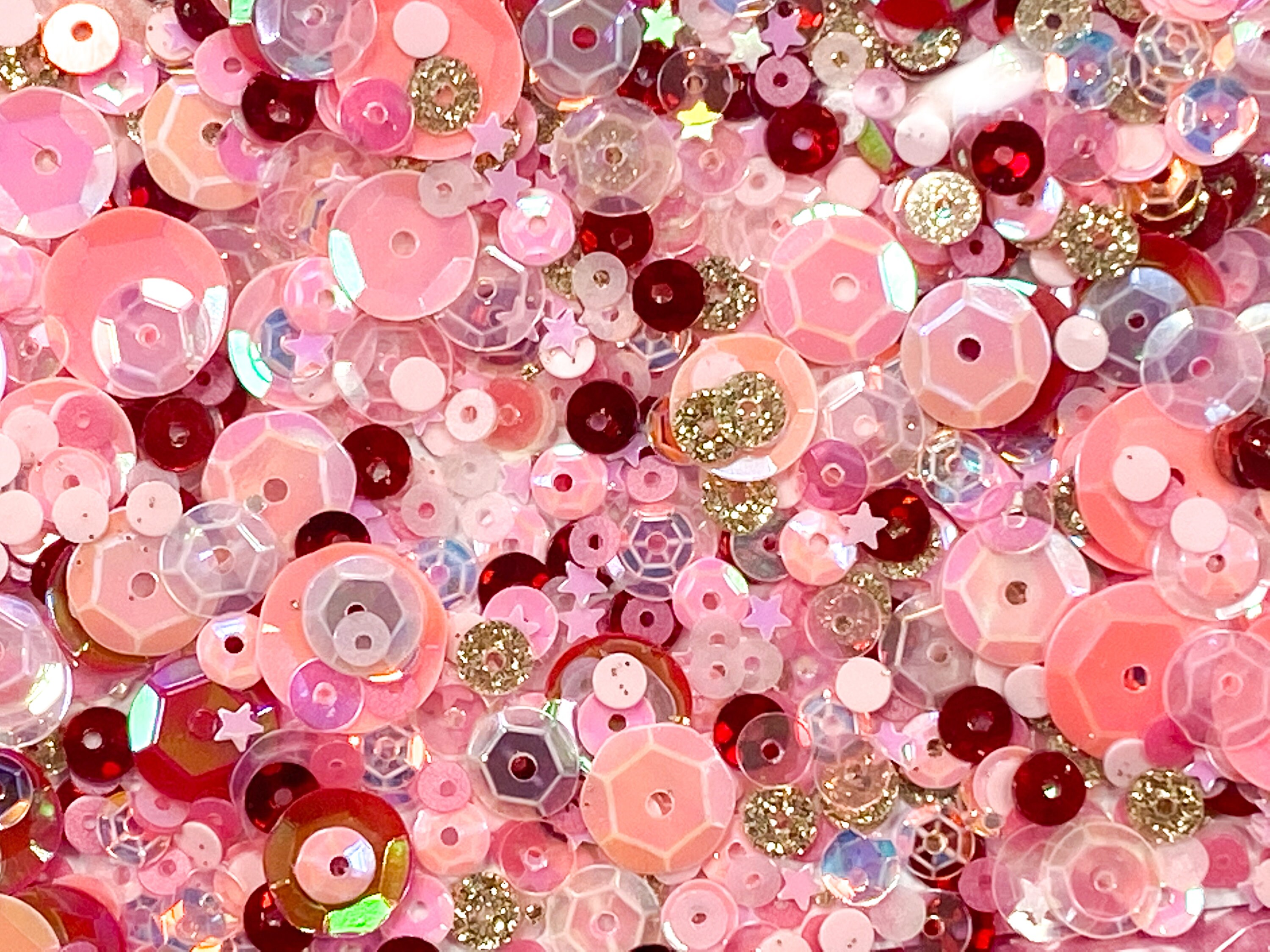 Valentine Sequin Mix Valentine Scrapbooking Embellishment Etsy