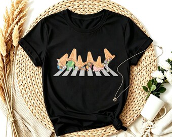 Cute Toy Story Characters With Sombrero Hat Abbey Road Parody Graphic Tee, Funny Disney Movie Inspired Casual Unisex Tshirt