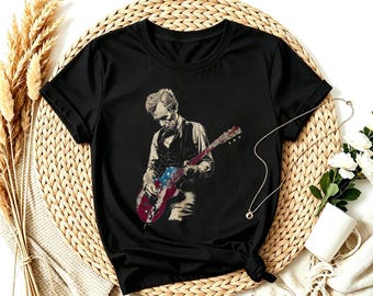 Abraham Lincoln Playing Guitar America Anniversary T-Shirt, America 250th Patriotic Music Tee, Patriotic American Flag Shirt