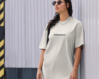 Camiseta extragrande lavada de Schmackofatz