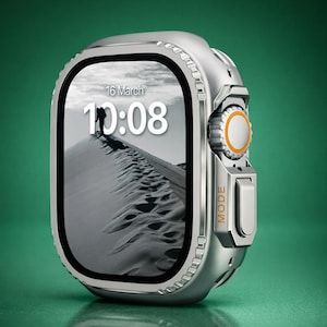 Metallfodral till Apple Watch, ultrainspirerad, stötsäker ram