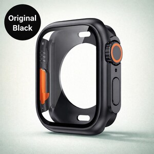 Ultra Hard Apple Watch Case with Screen Protector | Full Protection 40-46mm Orignal Black