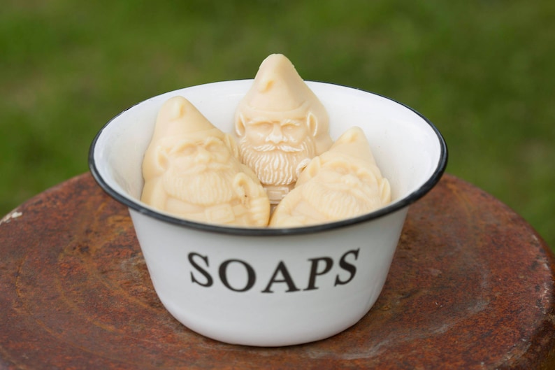 Organic Goat Milk Soap in the shape of a Gnome - Gretta's Goats. COME CHECK OUT these gorgeous Etsy handmade decor finds for the home!