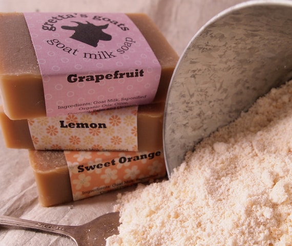 Laundry Soap made with our farm fresh goat milk soap recipe