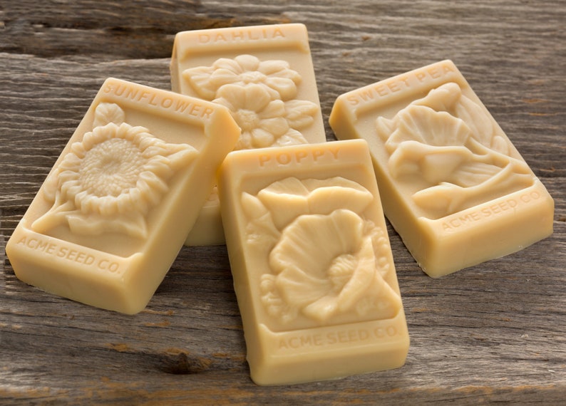 Organic Goat Milk Soap Acme Seed Company Flowers | Etsy