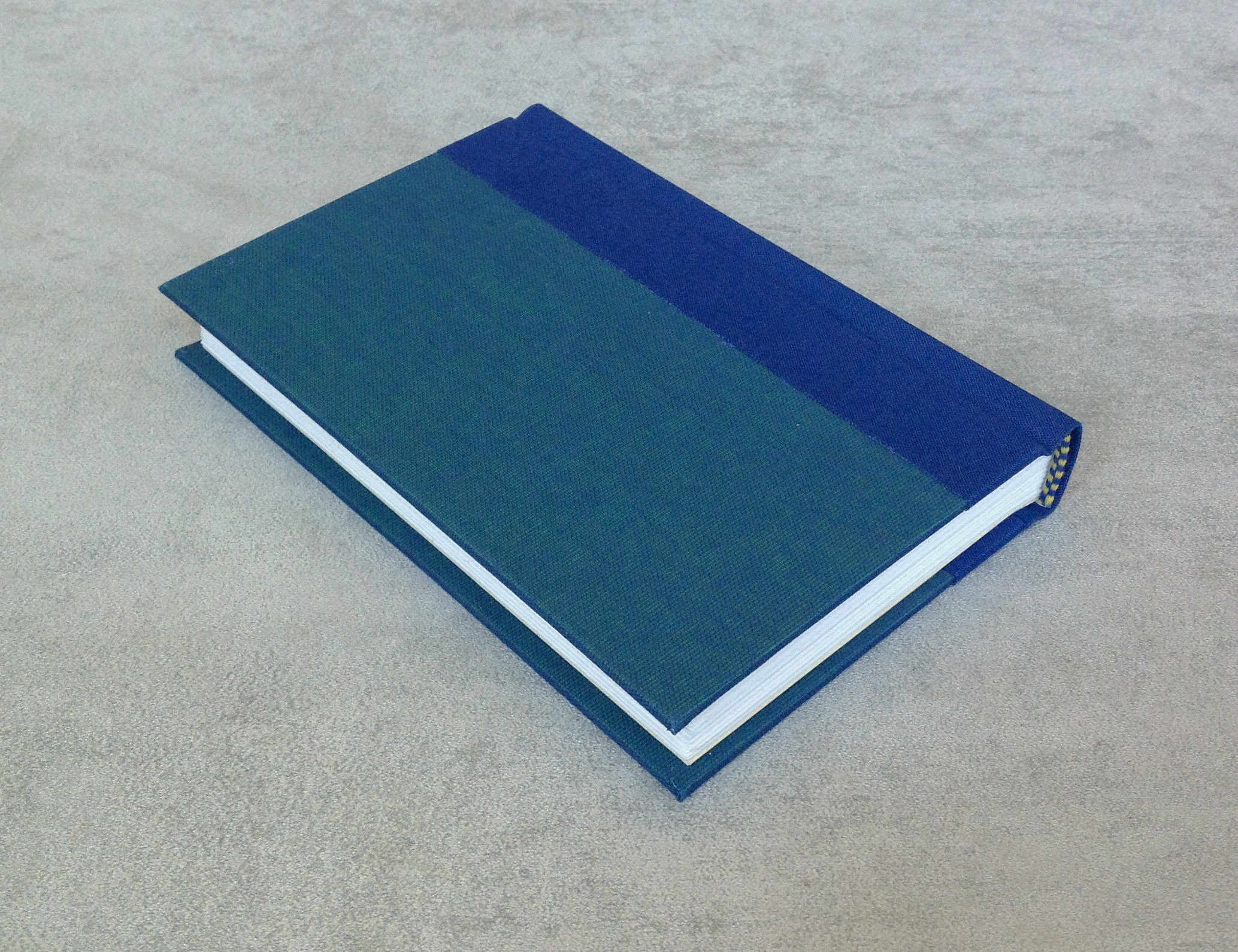 Blue hardcover journal sketchbook notebook diary travel Etsy