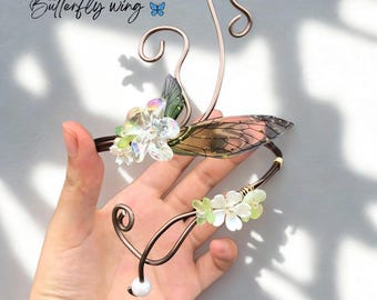 Handmade Beaded Arm Cuff – Flower, Butterfly, Star Charms Summer Beach & Festival Jewelry