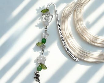 Minimal Beaded Bookmark | Handmade Reading Accessory