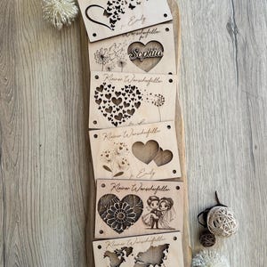 Dono in denaro per il battesimo | Buono regalo in legno - Arche | regalo di battesimo per figlioccio | Battesimo Bambino Bambina | buono regalo in denaro - Italia