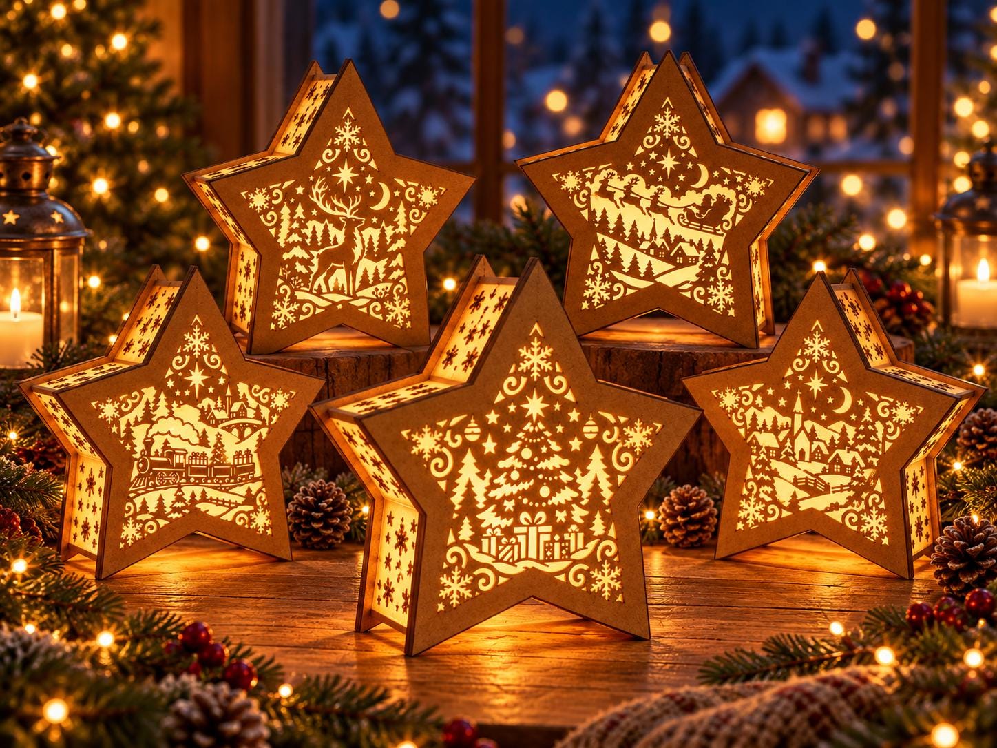 adventskranz bilder Eleganter mit silbernen Kugeln und vier blauen Kerzen Farbe:KTEXOUT BLU 06