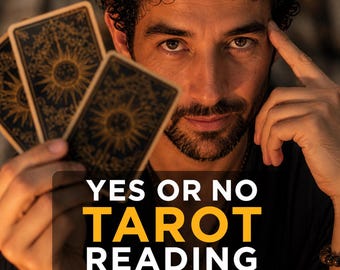 Yes or No Tarot Reading | Psychic Guidance for One Question | Pendulum & Quick Tarot Answers | Personalized PDF