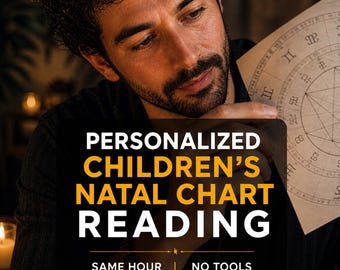 Personalized Children's Natal Chart Reading | Astrology Reading, Professional Astrology Insights for Kids | PDF Delivery