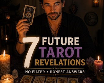 7 Future Tarot Revelations | Same Day Delivery, Personalized Psychic Tarot Reading PDF | Spiritual Guidance & Destiny Insight