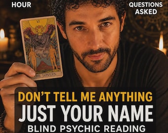 Lezing binnen hetzelfde uur, blinde paranormale lezing | Geen vragen, alleen uw naam | Energielezing door een paranormaal medium | Liefde, geld of werk