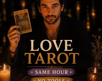 Love Tarot Reading | Love Psychic Reading Same Hour, Detailed Love Reading, Relationship Insights, Telepathy Reading, Psychic Love Guidance