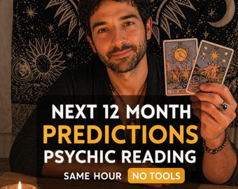 12 Month Tarot Reading | Year Ahead Predictions & Spiritual Guidance | Personalized Future Reading