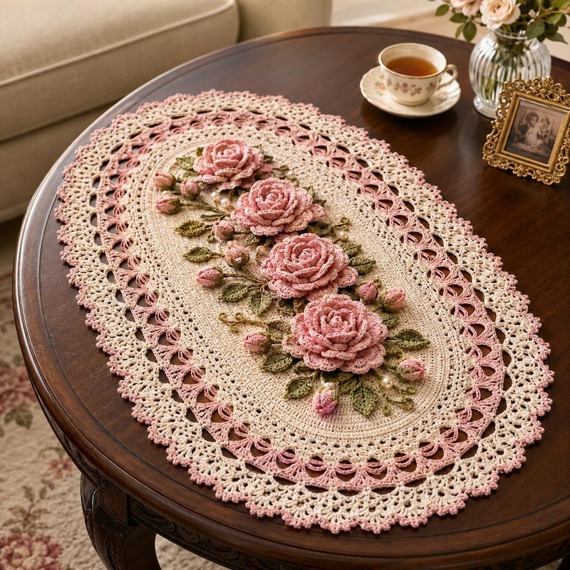 Lace Irish Table Runner - Etsy