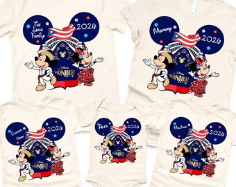 Disney Wonder T-Shirt, Custom Mickey Minnie Cruise Shirt, Caribbean Family Tee, Vacation Outfit, Personalized Matching Travel Wear