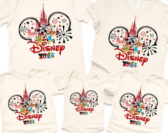 Custom 2026 Family Vacation Shirt, Matching Trip Tees, Magical Family Clothing, Mouse Ears Graphic, Personalized Holiday Top