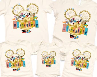 Custom Disney Family Trip Shirt 2026, Matching Disney Vacation Tees, Disney World Outfit, Mickey Ears Shirt, Family Holiday Shirts