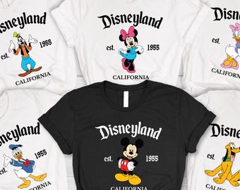 Disneyland California Trip Shirt, Vintage Disney Family Tee, Custom Vacation Shirt